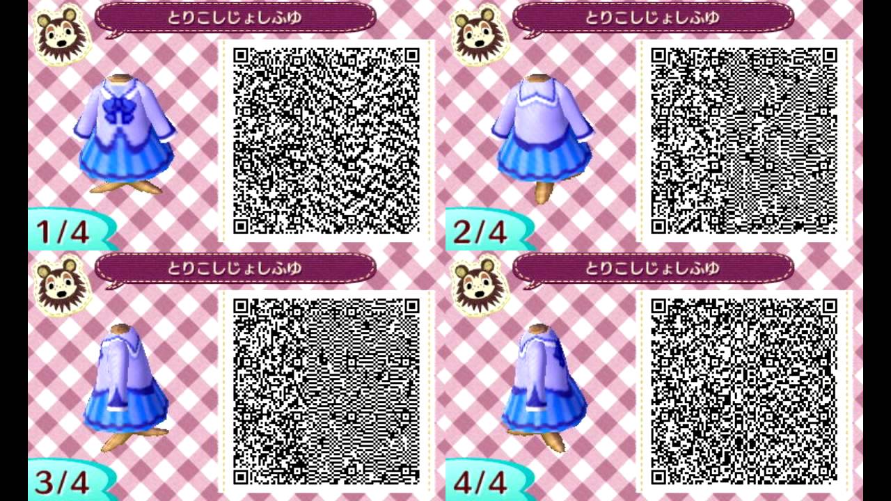 Animal Crossing New Leaf School Uniform Qr Code Headrenew - startersteal roblox download